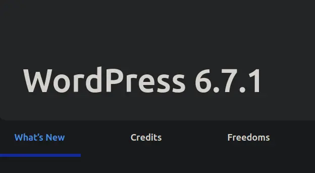 Nomor Versi WordPress