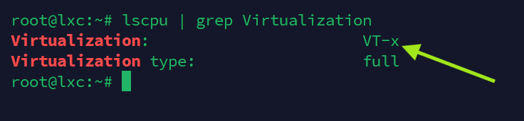 Periksa Hardware Virtualization