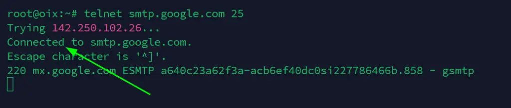 Mailcow - Cek Port 25 SMTP