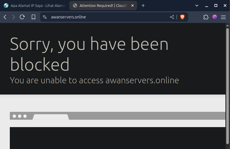 Akses Web Pakai Koneksi Luar Negeri