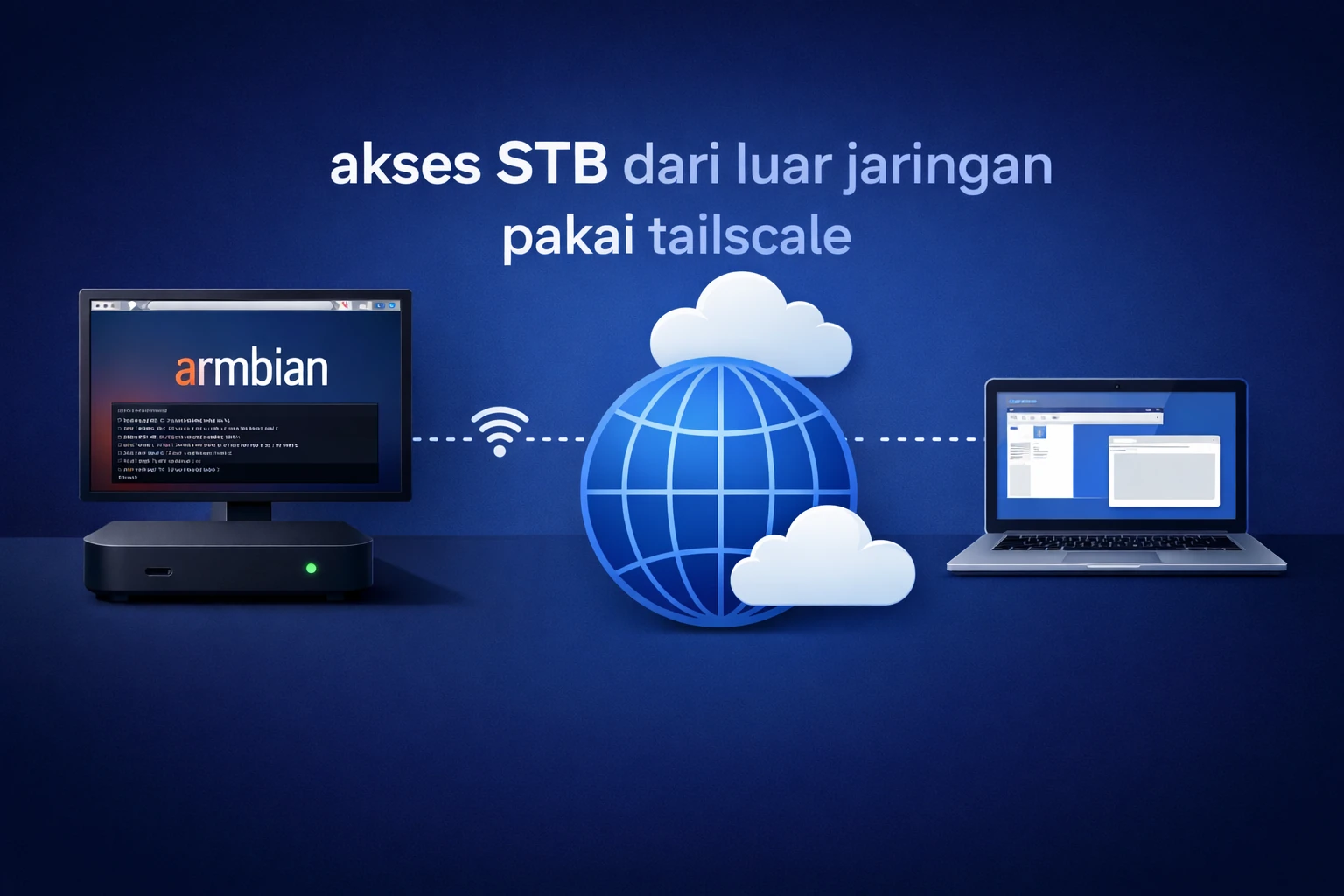Cara Remote STB Armbian dari Jarak Jauh Pakai Tailscale